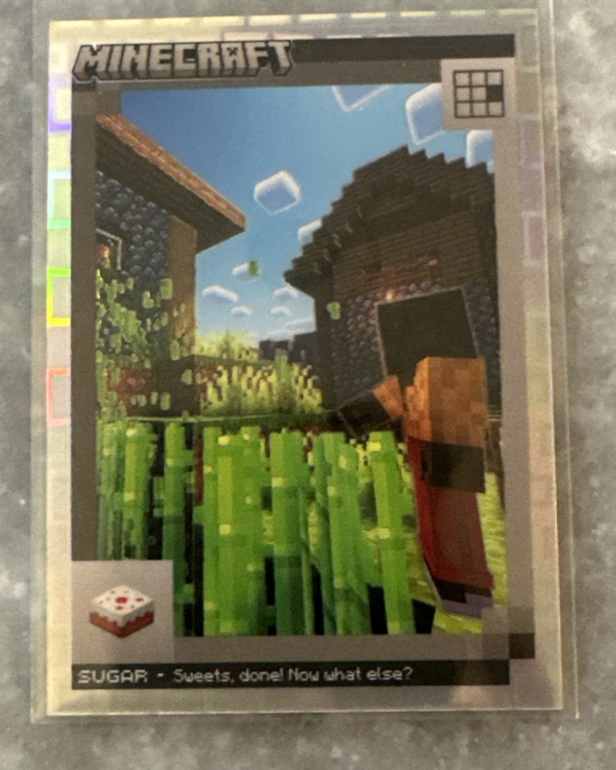 2024 Panini Minecraft Crafting Chronicles Prizm #114 Sugar 1/15 Cubic