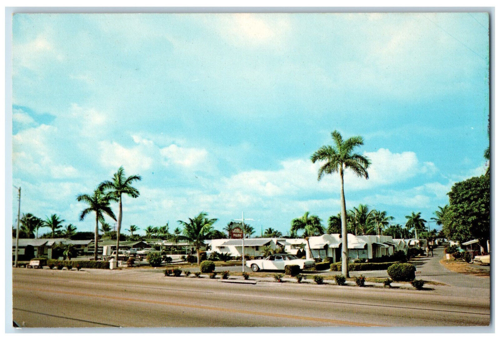 c1960s Ocean Tide Mobile Park Inc, Riviera Beach Florida FL Vintage Postcard