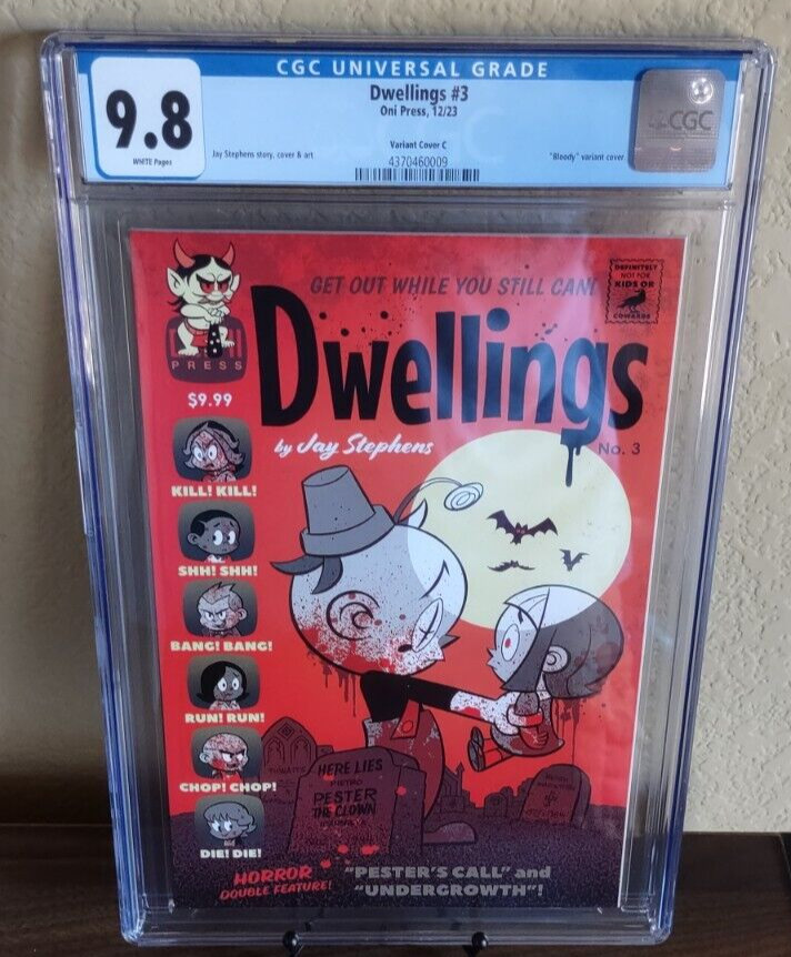 DWELLINGS # 3 VARIANT COVER C 9.8 BLOODY VARIANT COVER