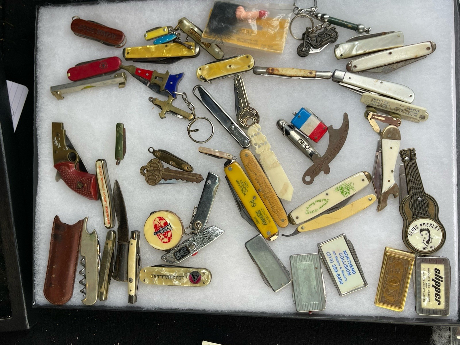 Pen Pocketknife  Advertising Collection Old Estate Vintage 45 + Pieces