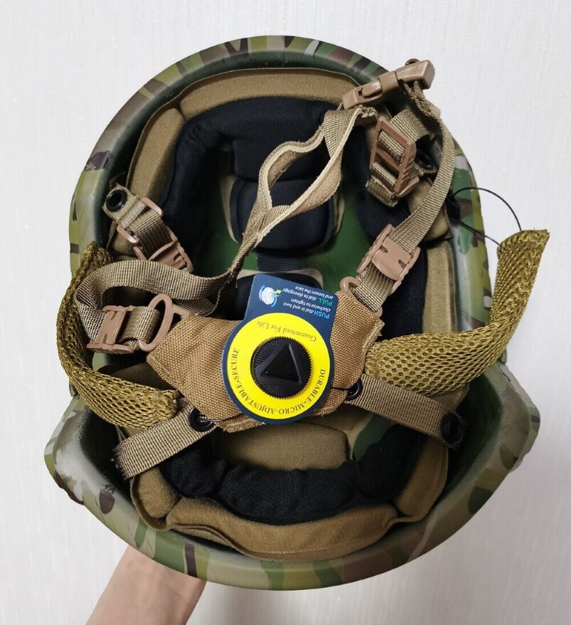Tactical Uhmw-Pe Level 3A Ballistic IIIA Bulletproof Helmet CS Size L MC