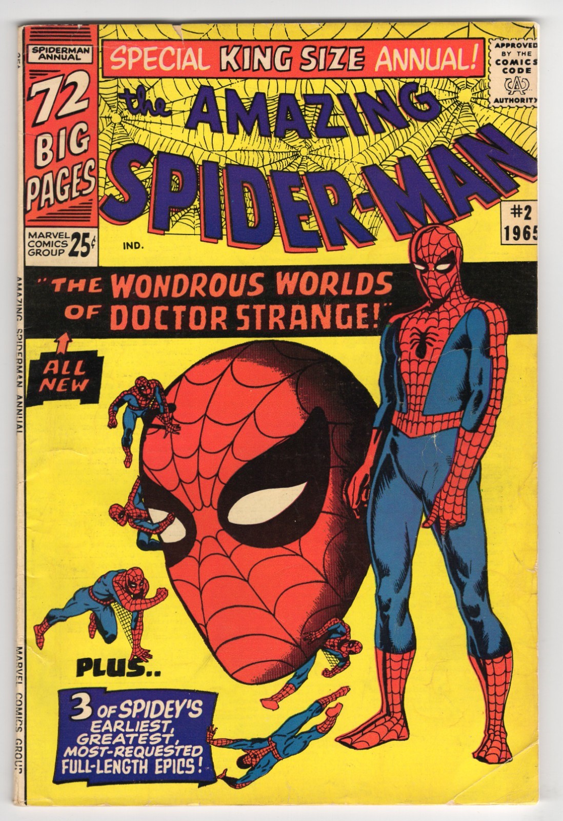 Amazing Spider-Man Annual 2 1965 Marvel Comics VG 4.0 1st App Xandu Dr. Strange