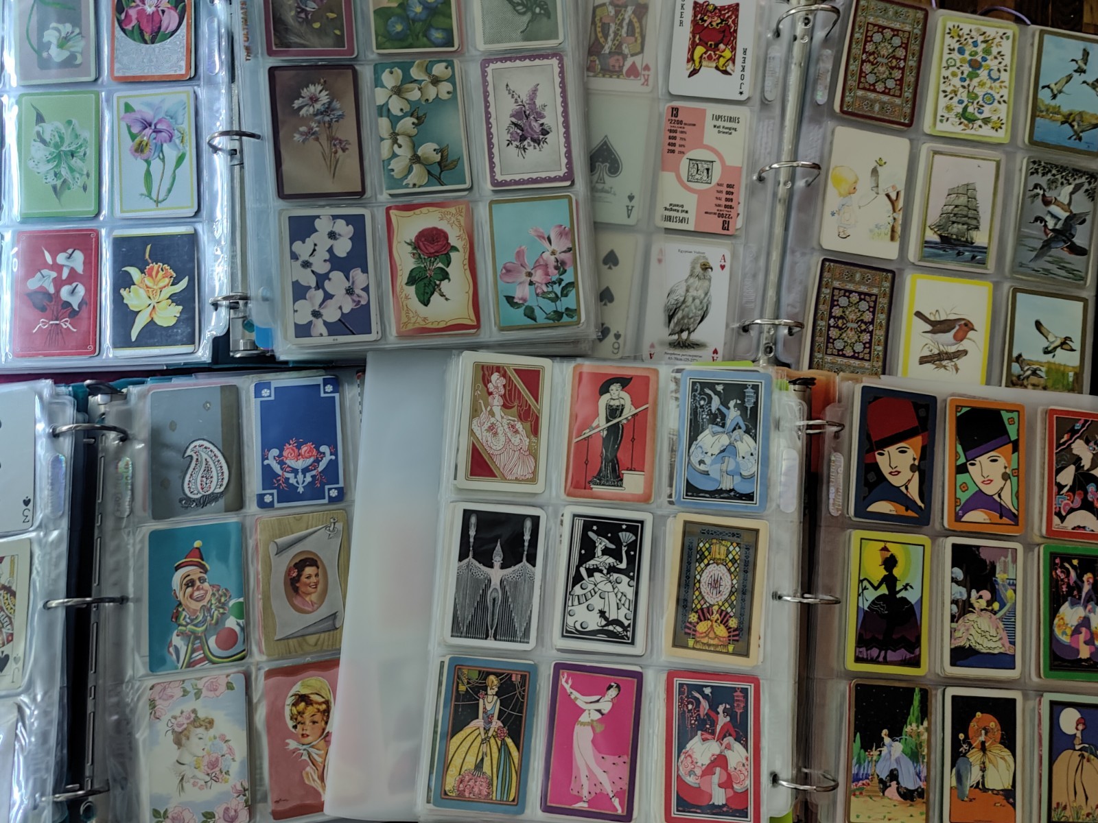Vtg. Estate Lot - SWAP/PLAYING CARDS- 1,500+ ART DECO/NOUVEAU