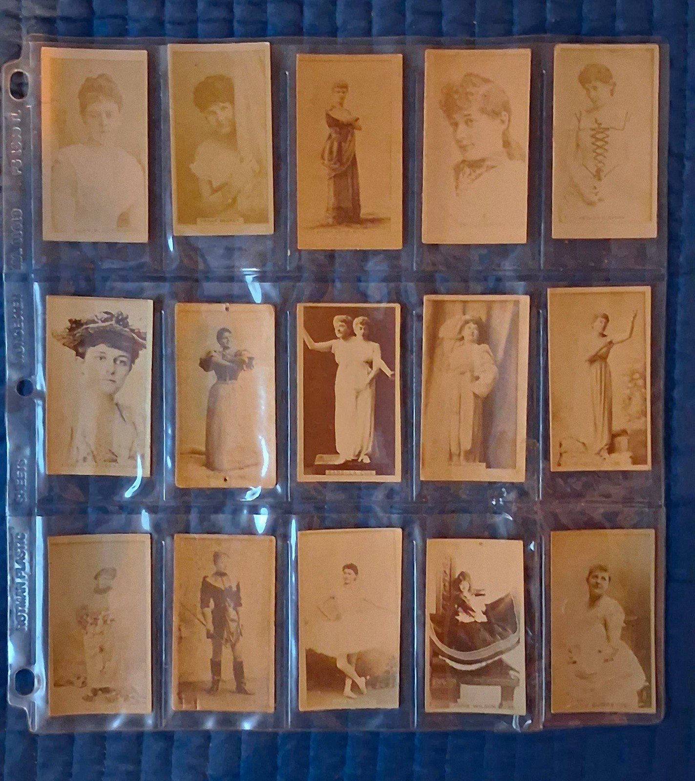 Antique 1800s Sweet Caporal Tobacco/Cigarette Cards, lot of 15