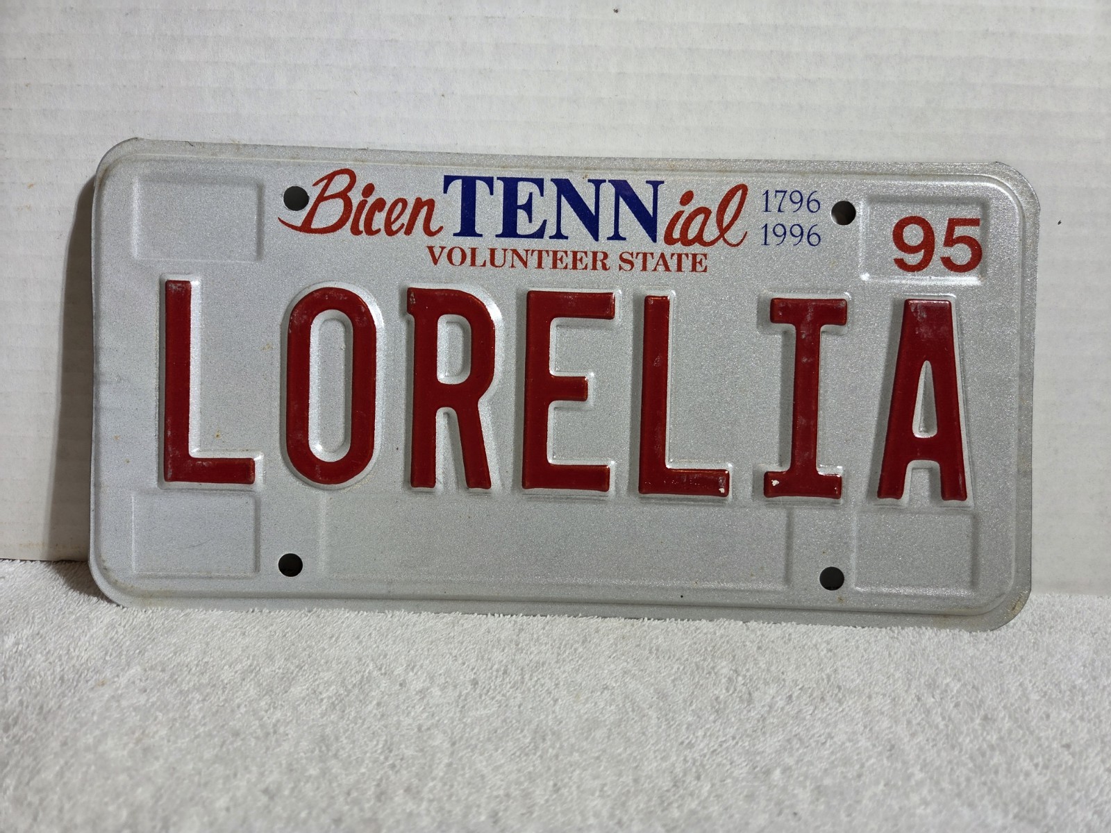 Vintage 1995 Tennessee Vanity License Plate \