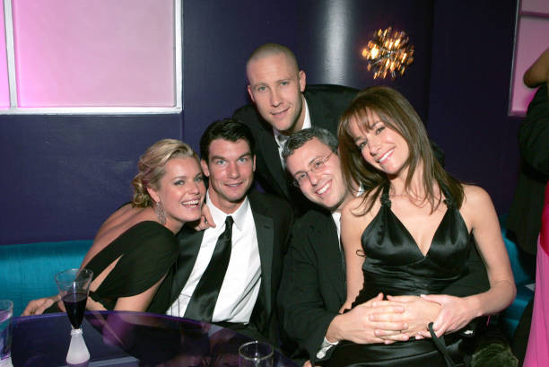 Rebecca Romjin Jerry O Connell and Michael Rosenbaum with guest Old Photo