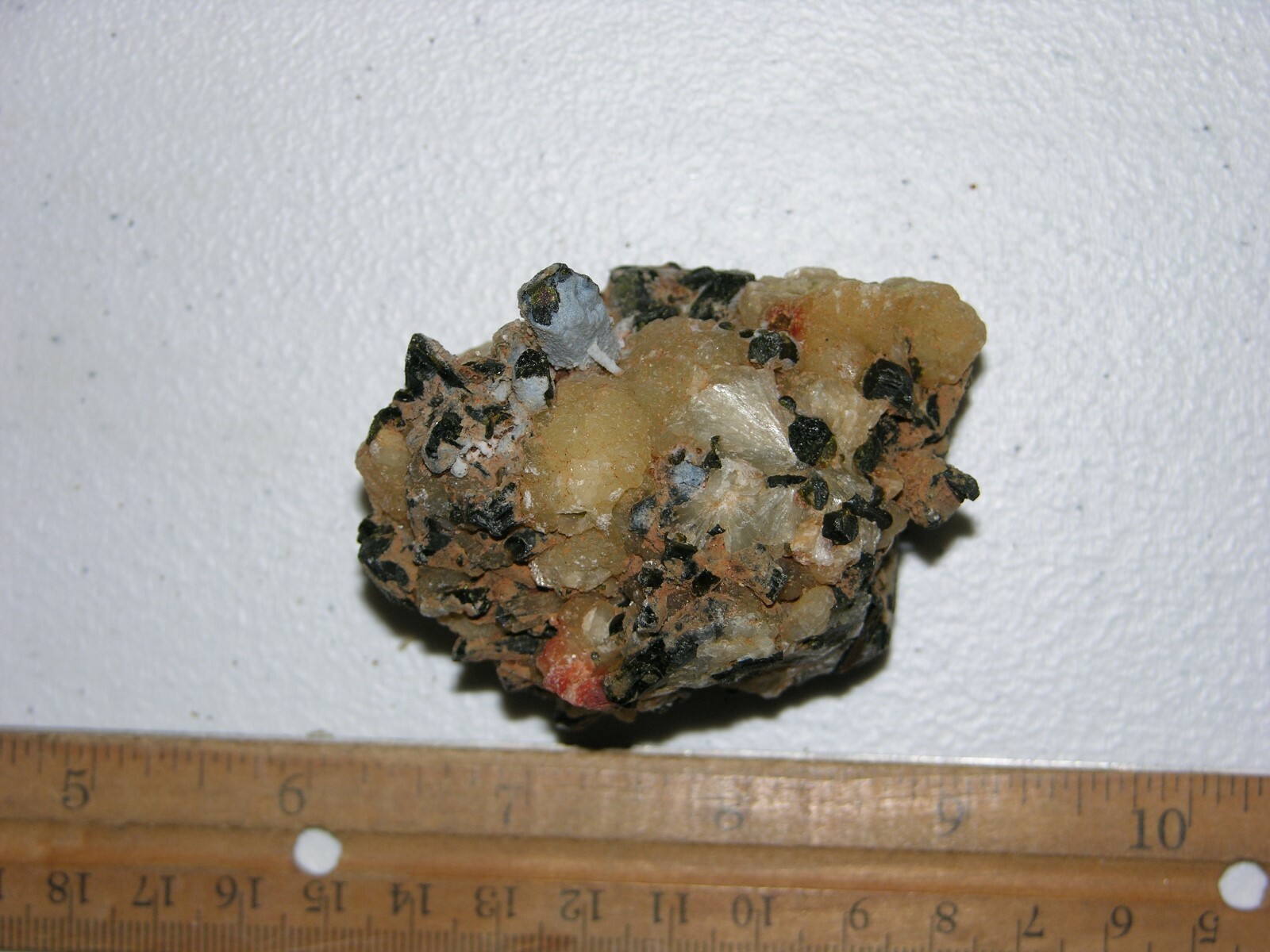 Stilbite tectosilicate with Epidote zeolite group Mali Africa 154.7 gram T49