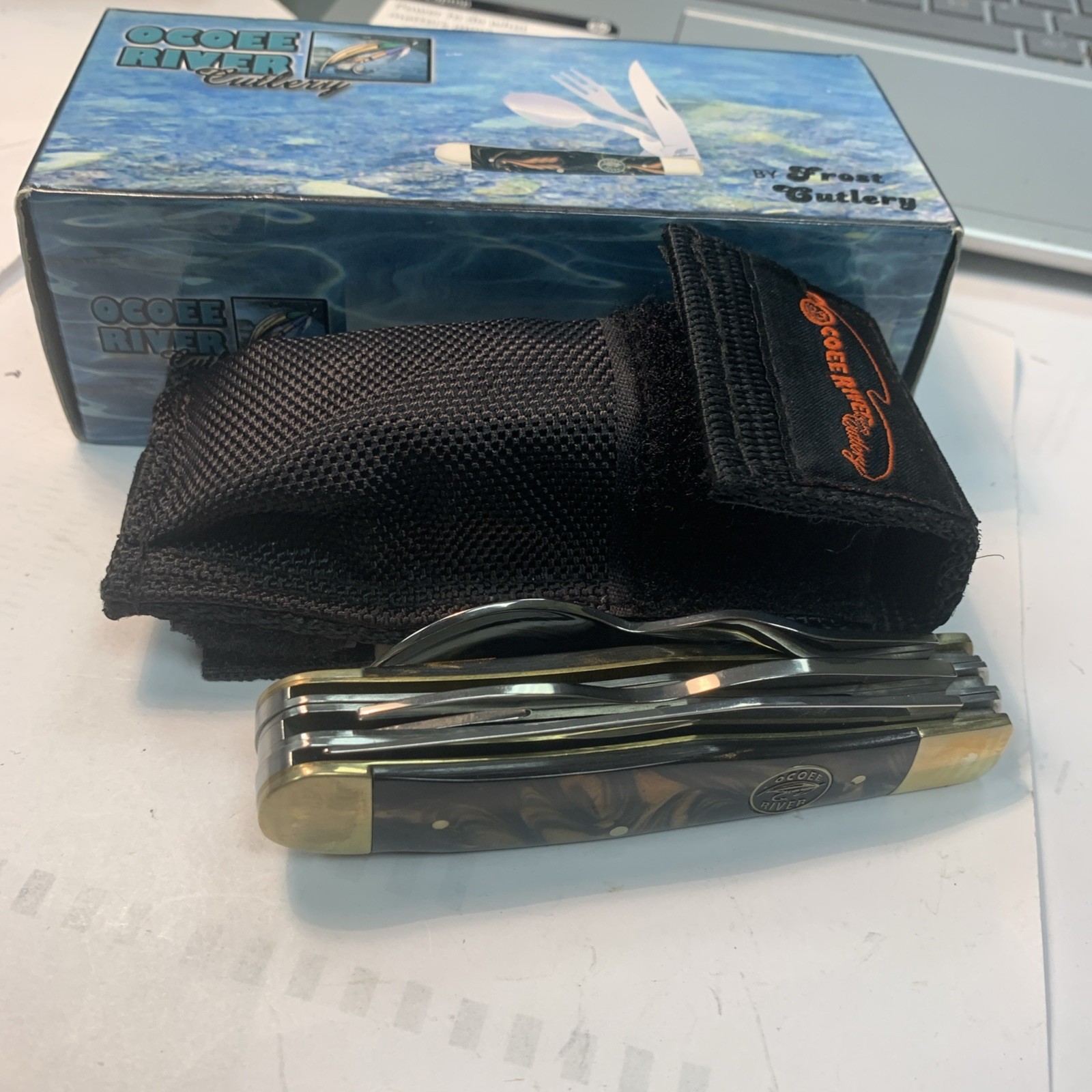 Ocoee River Boxcar Snackpak Knife OC-535APM Pocket Knife Frost Cutlery