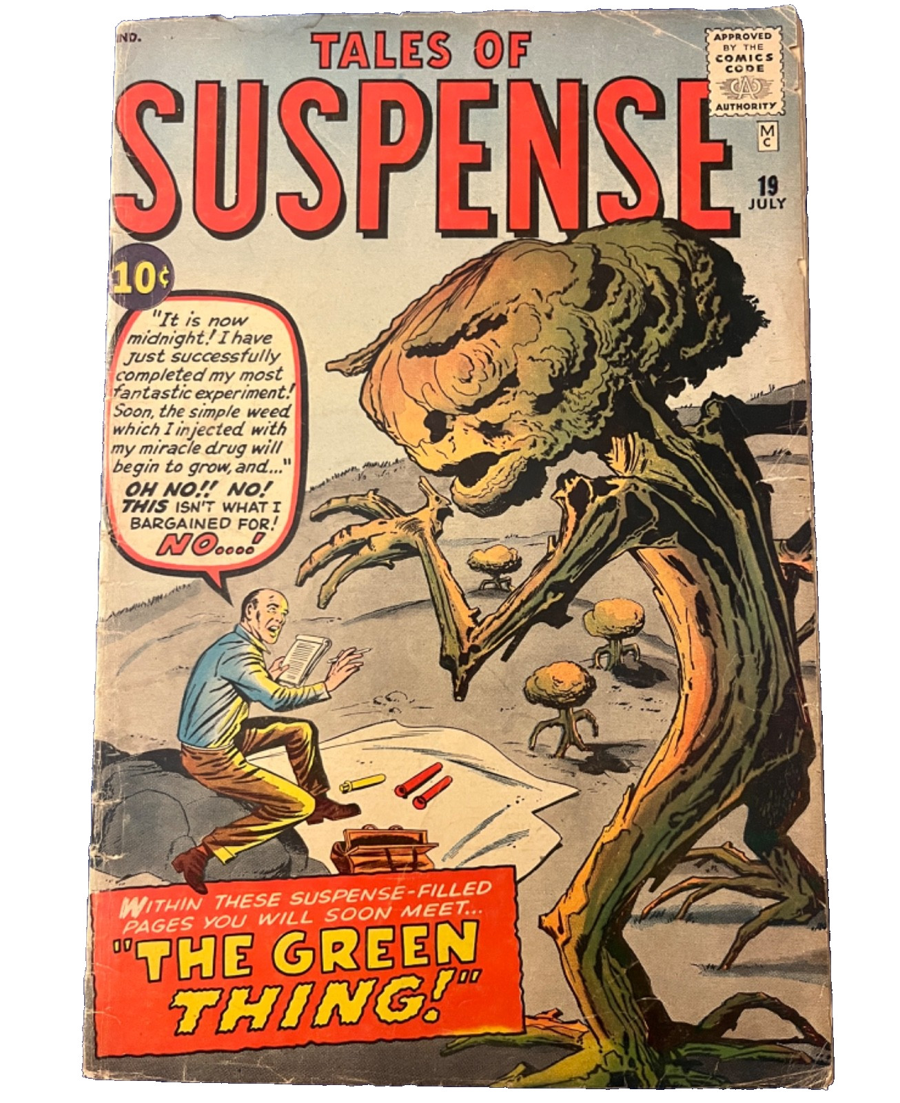 TALES OF SUSPENSE #19 July 1961 Silver Age Early Lee/Kirby  (FN+)
