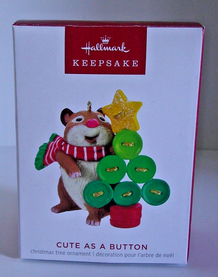 HALLMARK Keepsake Ornament - CUTE AS A BUTTON - 2023 - 1st In Series - BRAND NEW