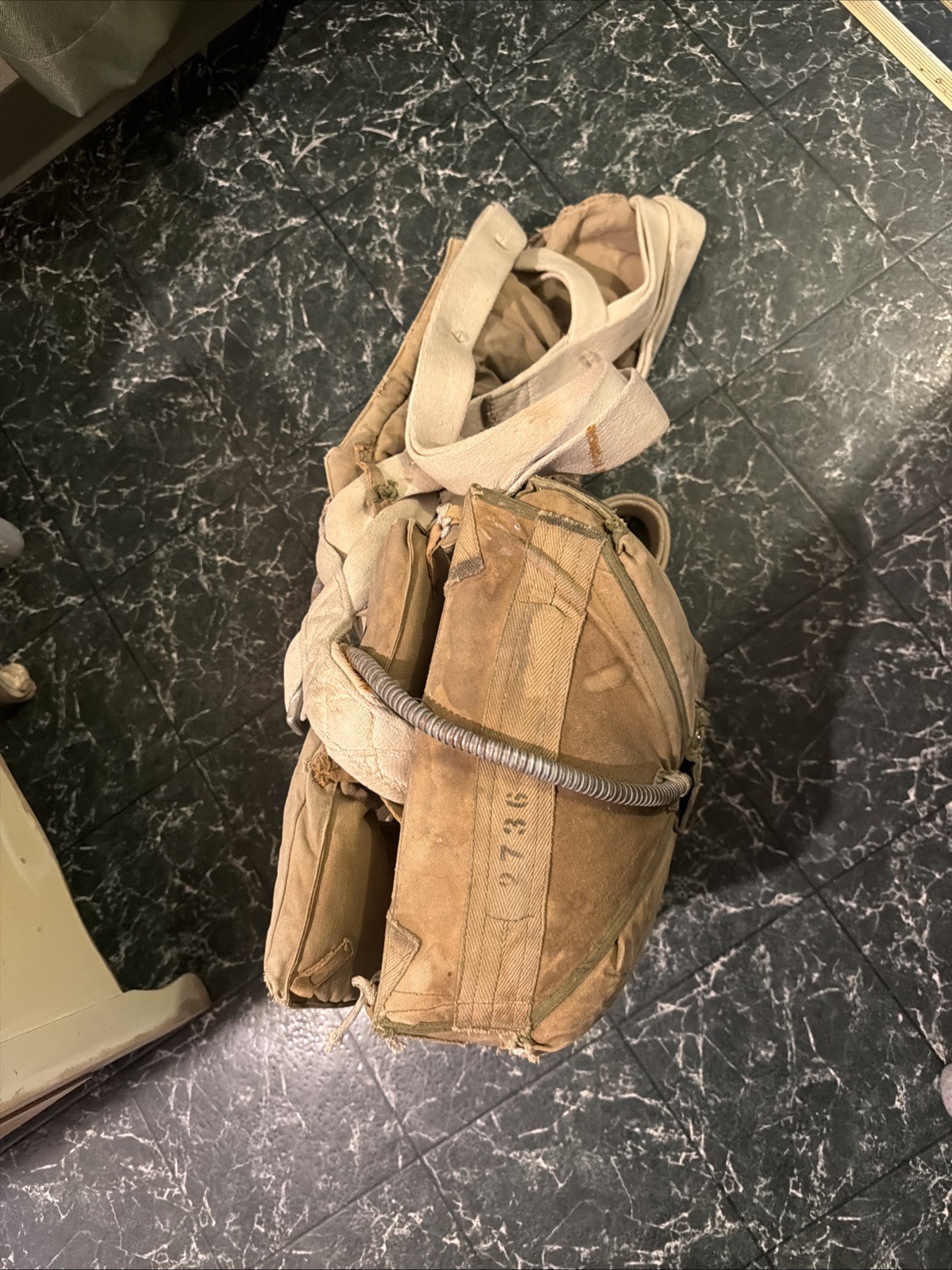 Rare 100% Complete 1941 WWII USAAF Parachute Rig - Pioneer Ch Co. - WWII 1941 De