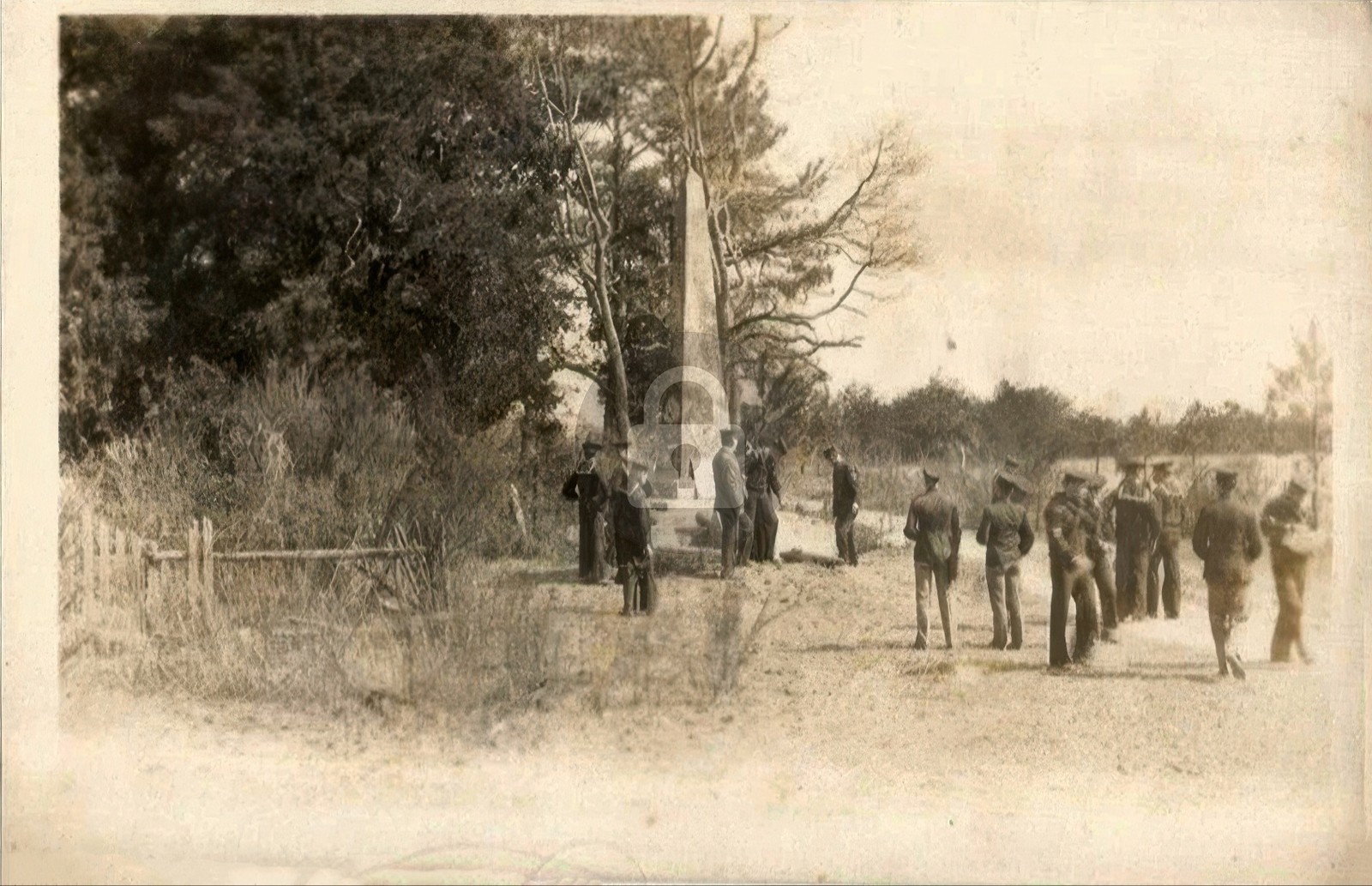 Yorktown Virginia ? Navy Military Army Marines Monument RPPC Postcard COPY