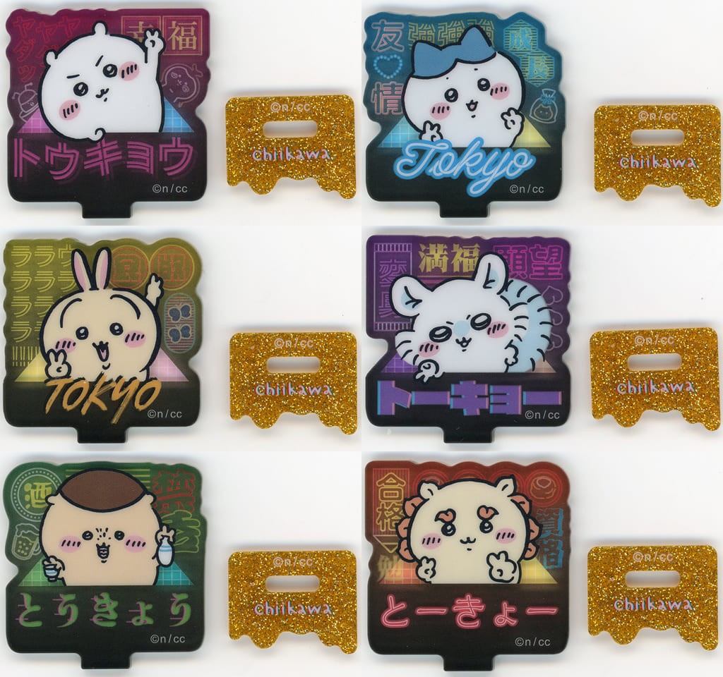 Chiikawa Acrylic Stand Collection Set of 6 Japan Used Japan