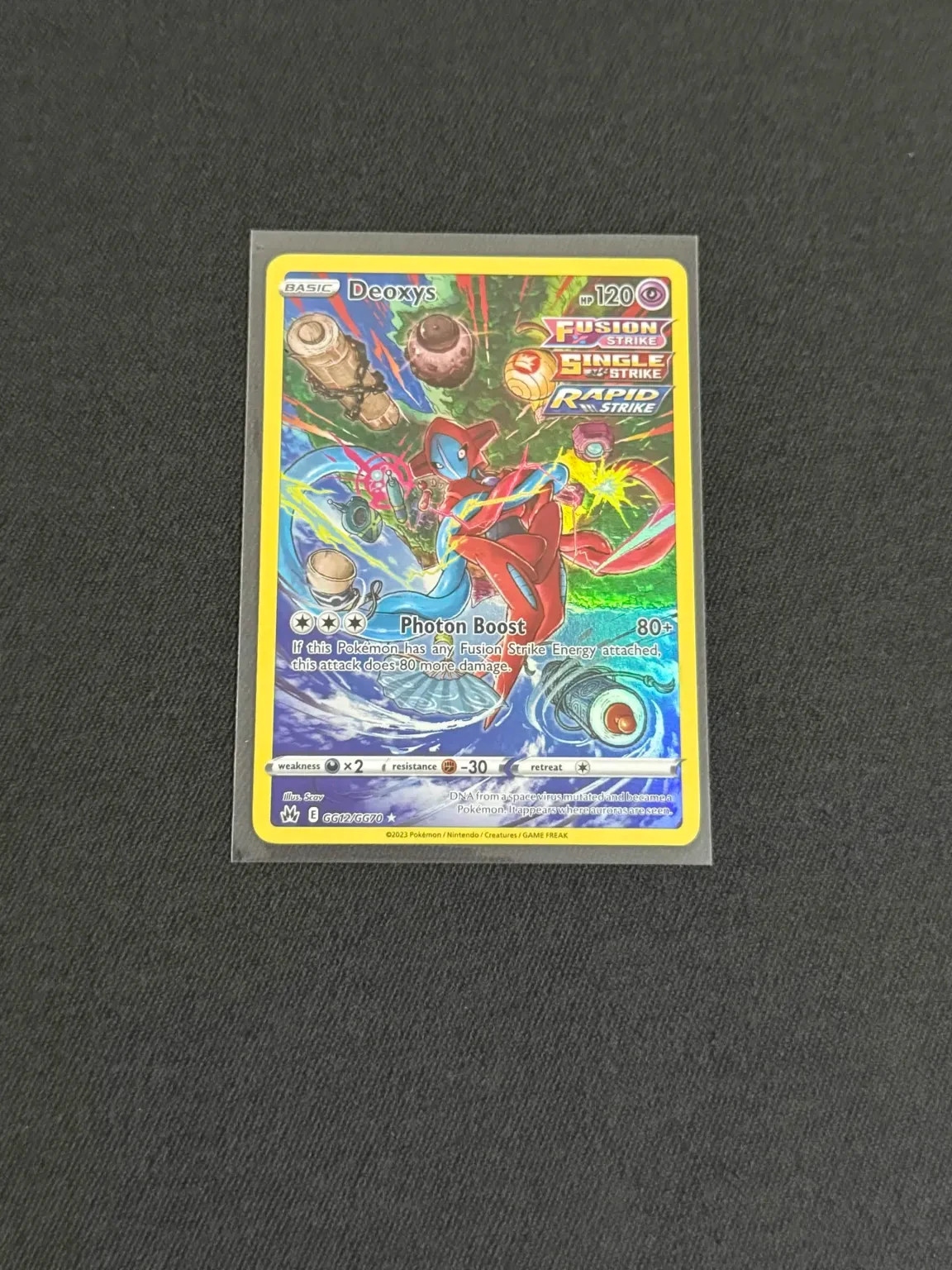 Pokémon TCG Deoxys Ultra Rare Holo Crown Zenith Galarian Gallery GG12/GG70