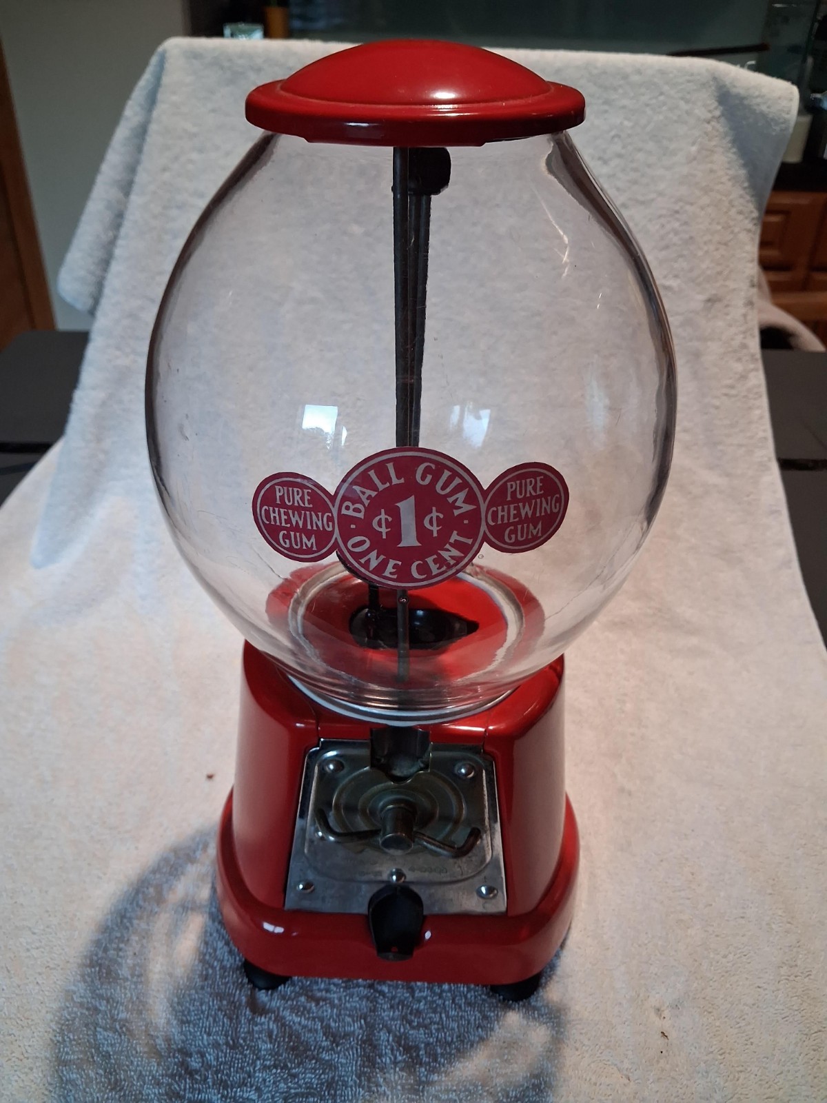VINTAGE 1920\'s ADVANCE MODEL D PENNY GUMBALL MACHINE COIN OP VENDING VINTAGE 1920\'s ADVANCE MODEL D PENNY GUMBALL MACHINE COIN OP VENDING
