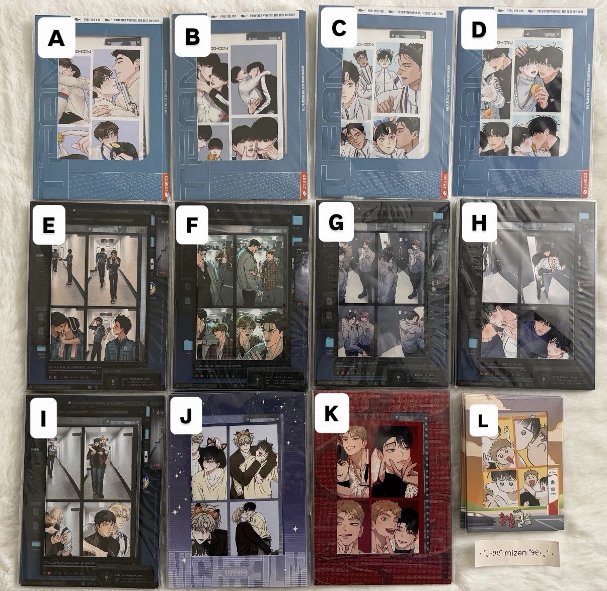 LEZHIN TEAM LEZHIN & DAYBREAK RED THREAD QUEST FILM PACKAGE (NO PHOTOCARD)