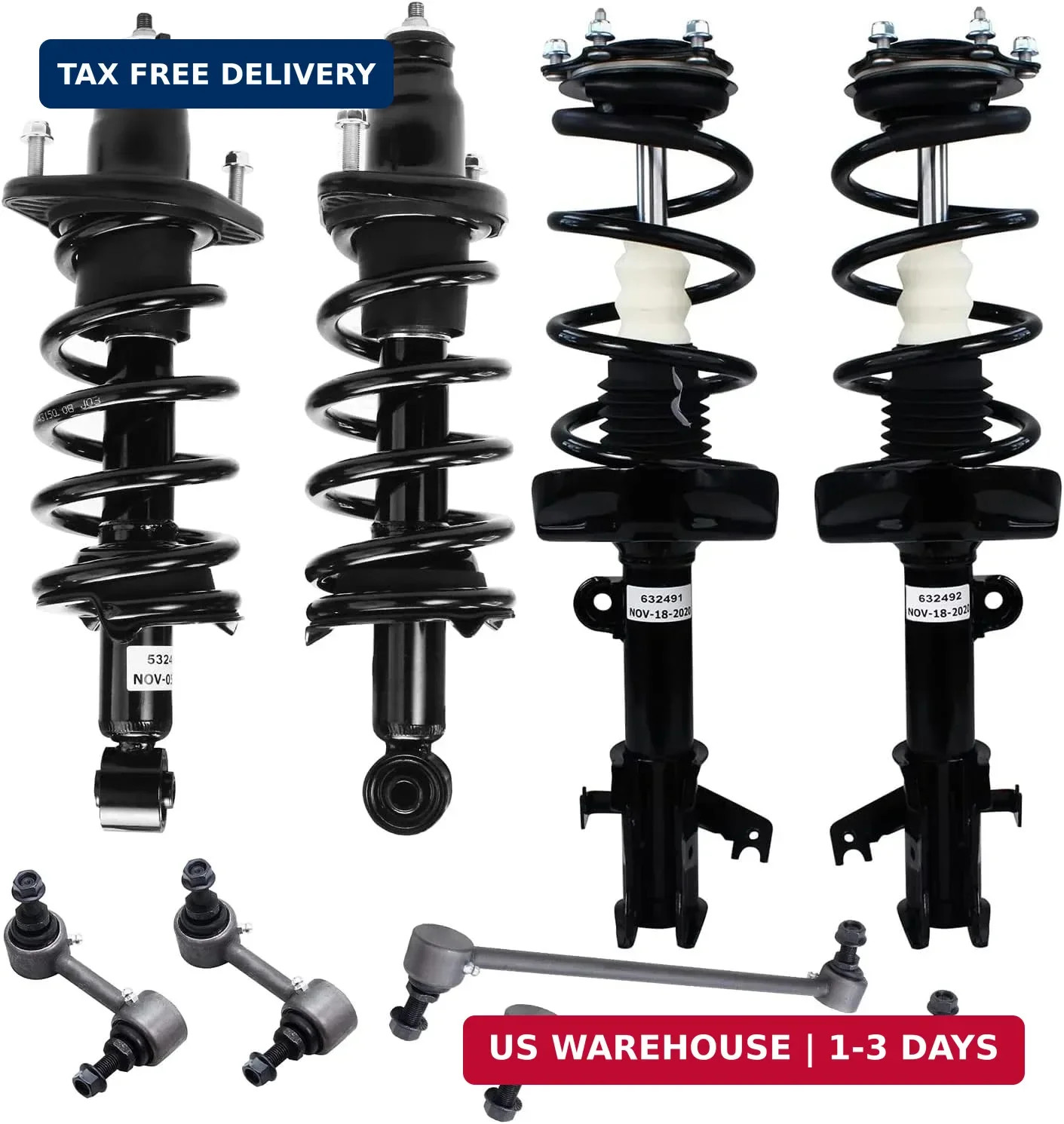 8pc Suspension Kit for 2007-2011 Honda CR-V
