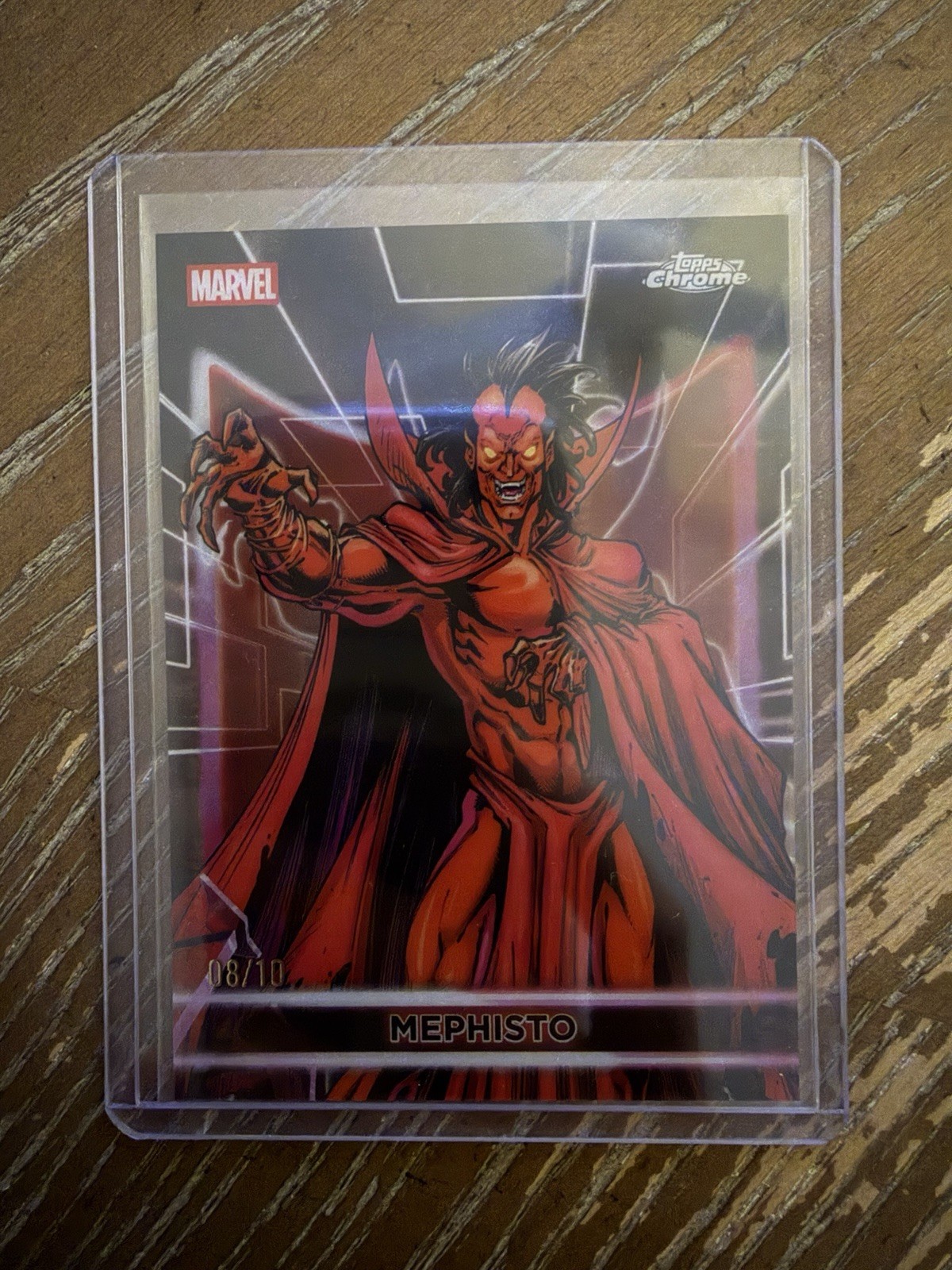 2026 Topps Neon Marvel - Mephisto #15 /10 True Black 2026 Topps Neon Marvel - Mephisto #15 /10 True Black