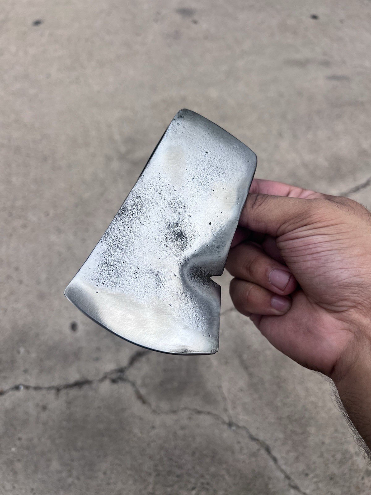 Bad-Axe Cleaned Up: Paper Label Plumb 1.2lb Hatchet Head Only