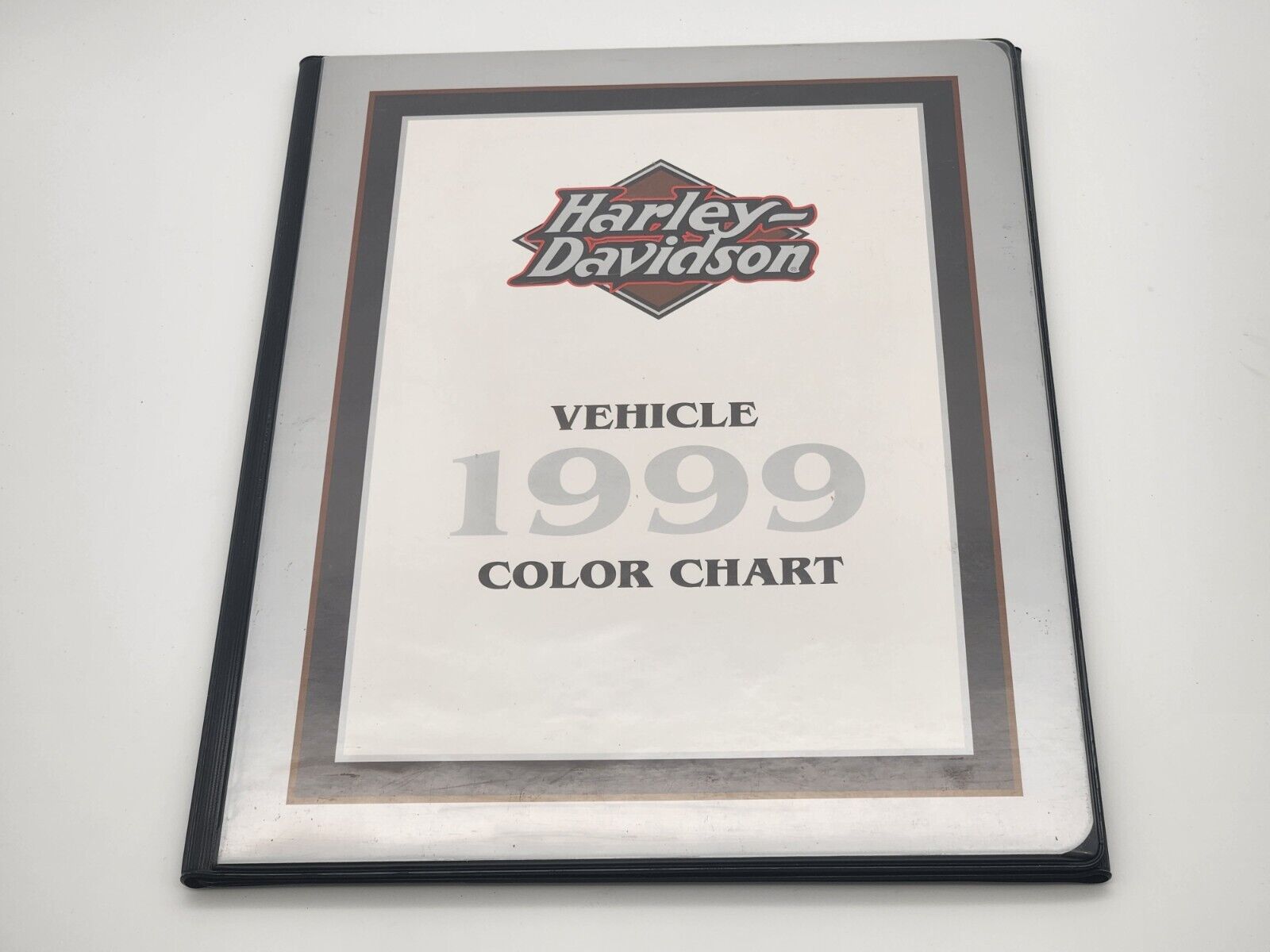 Harley Davidson Motorcycles Vehicle Collector 1999 Color Chart Dealer