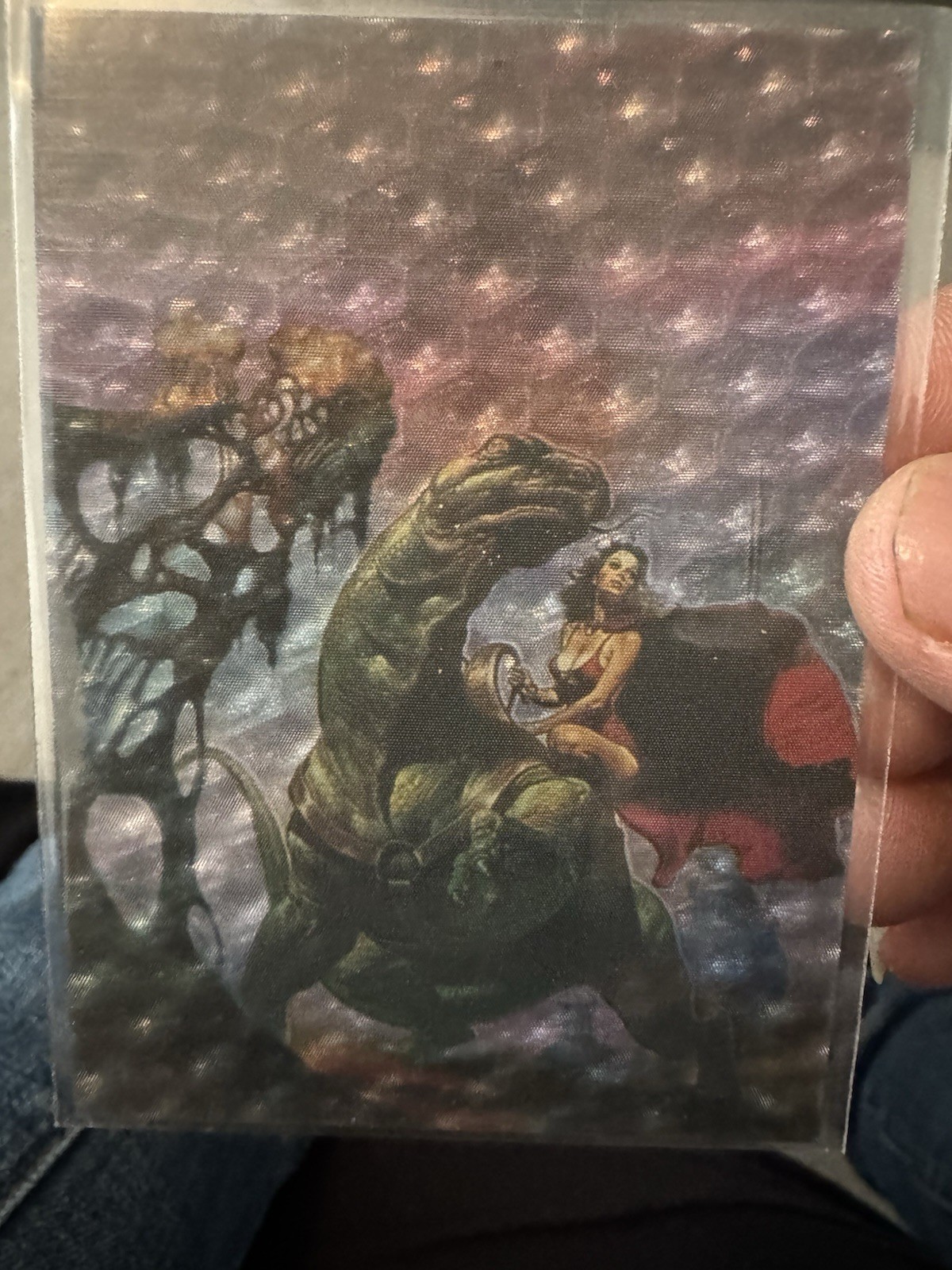 CHEAP PROMO CARD: COMIC IMAGES KEEPSAKE 1993 BORIS VALLEJO BEASTS Spectrascope