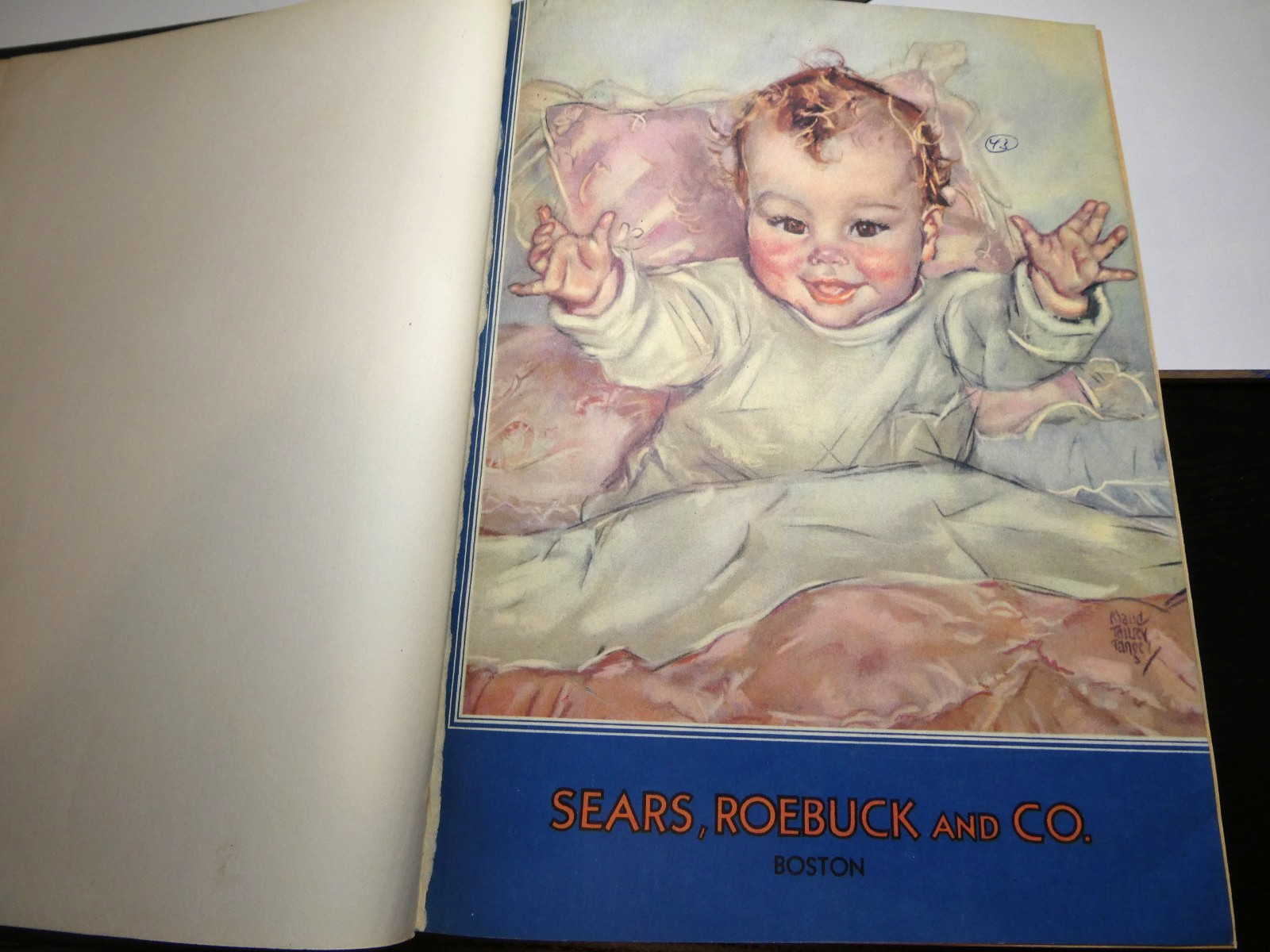 Vintage Sears Roebuck and Co. Catalog 1932, Boston Archive Copy Leather Bound