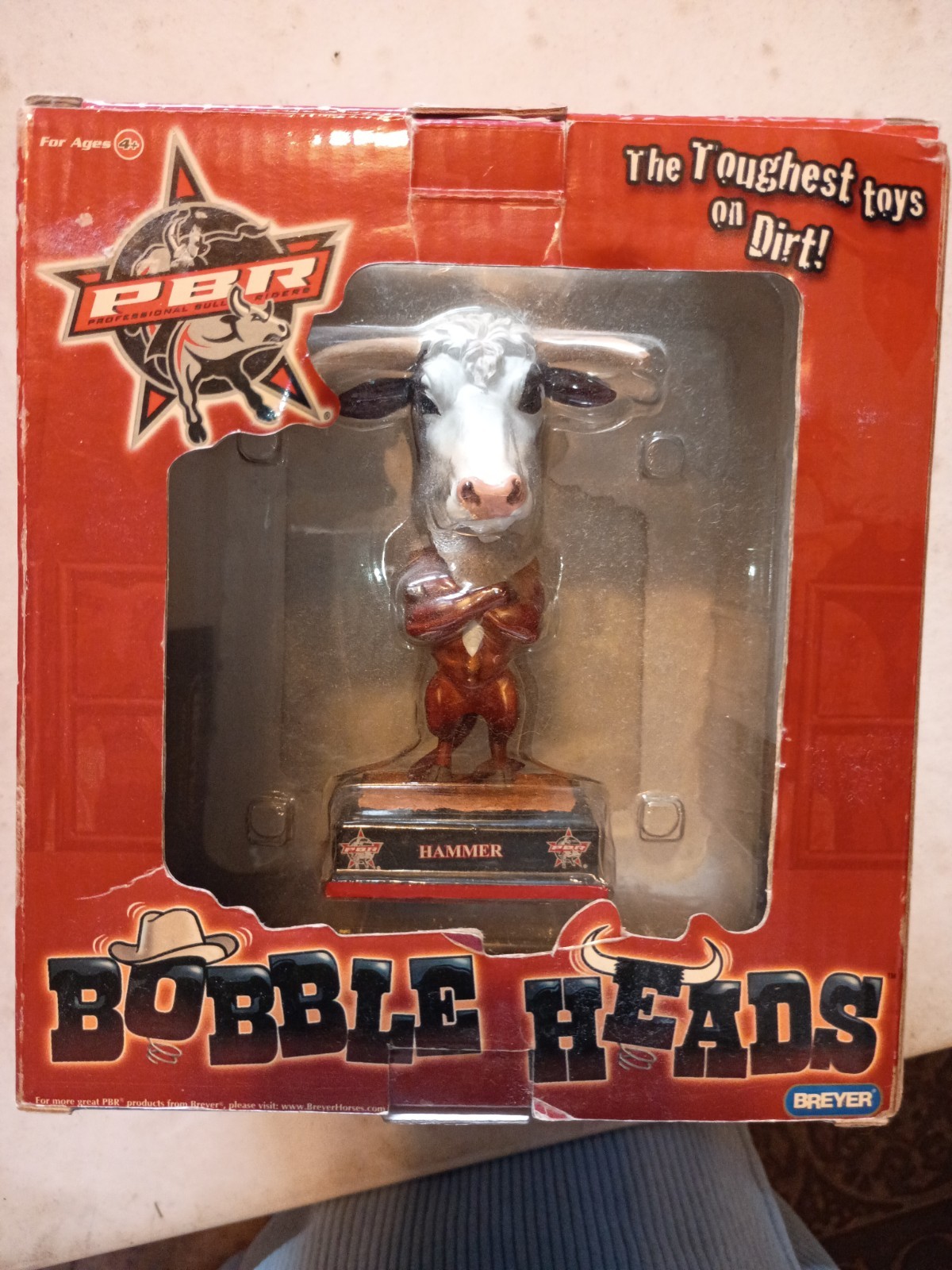Vintage Breyer PBR Bobble Head Hammer The Bull Rare New In Box Vintage Breyer PBR Bobble Head Hammer The Bull Rare New In Box