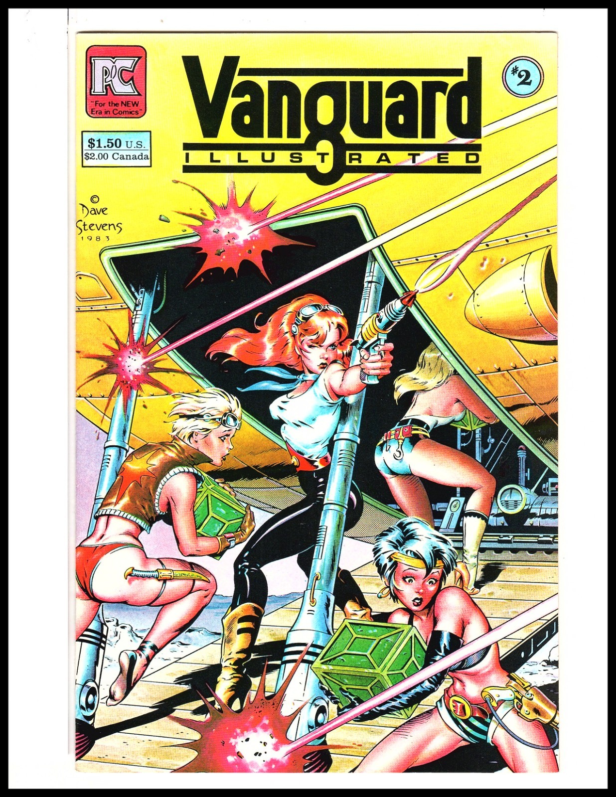 Vanguard Illustrated #2 (Pacific Comics) 1st Stargrazers Dave Stevens NM