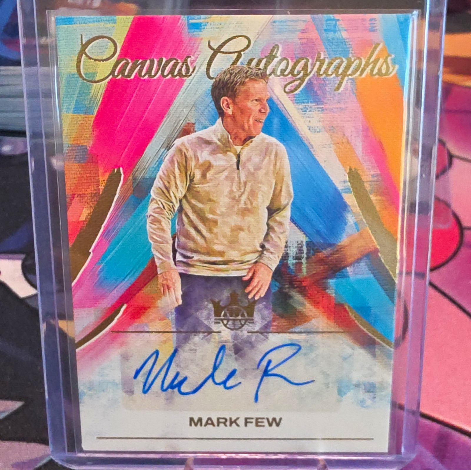Panini 2025-26 Court Kings Canvas Autographs Mark Few CA-FEW Auto 04/35
