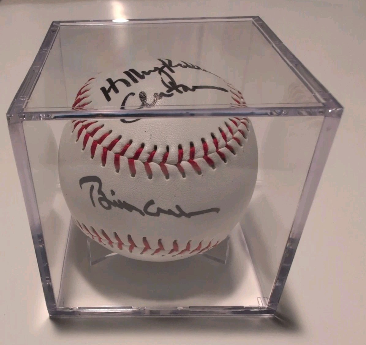 Bill Clinton & Hillary Rodman Signed Auto Baseball