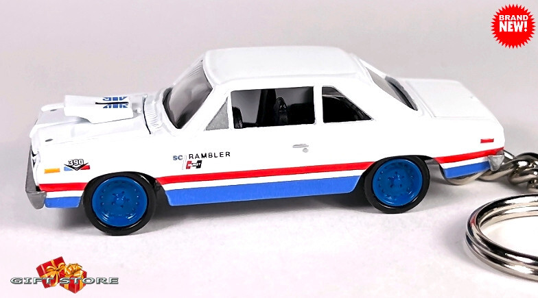 🎁🎅🎄RARE KEYCHAIN 69 AMC HURST SC/RAMBLER B TRIM CUSTOM Ltd ❤️GREAT GIFT❤️🎄🎁