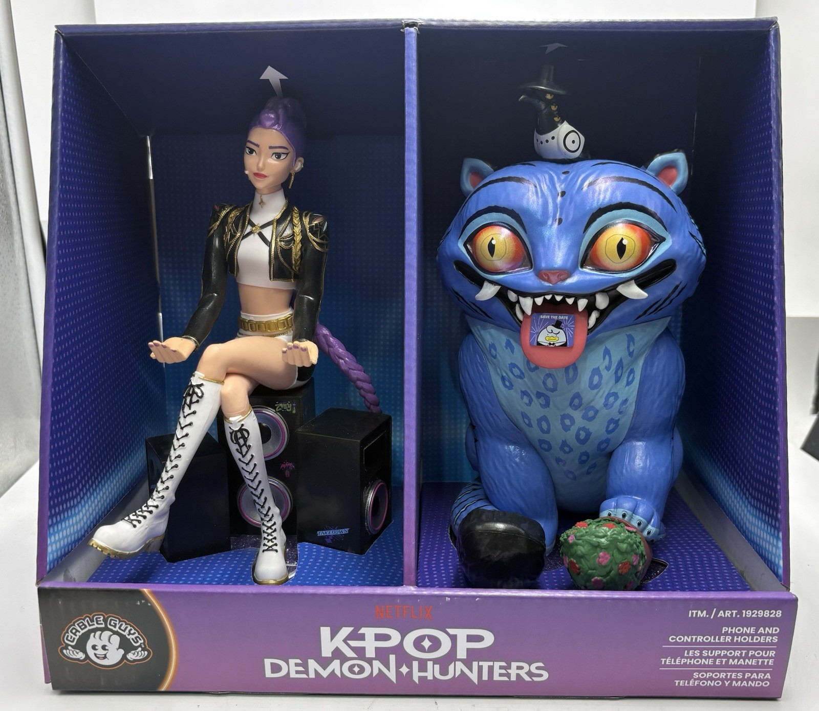 EXG Pro KPop Demon Hunters Rumi & Derpy Phone/Controller Holder Set 2-Pack