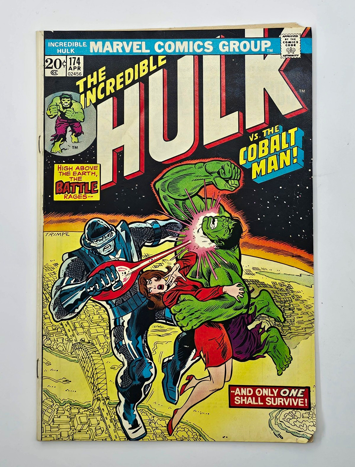 Marvel The Incredible Hulk #174 (1974) Hulk vs Cobalt Man \