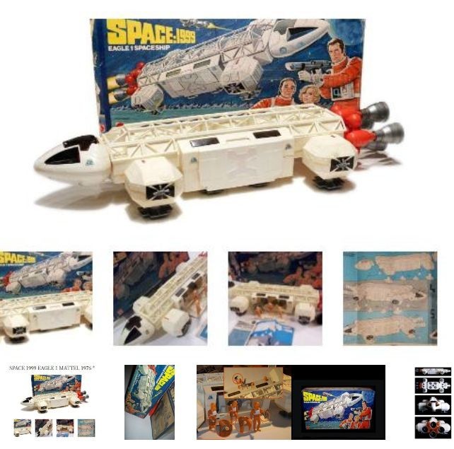 Mattel Space 1999 Eagle 1 Vintage 1976 100%COMPLETE BOX FIGS/GUNS/INSTRUCTIONS