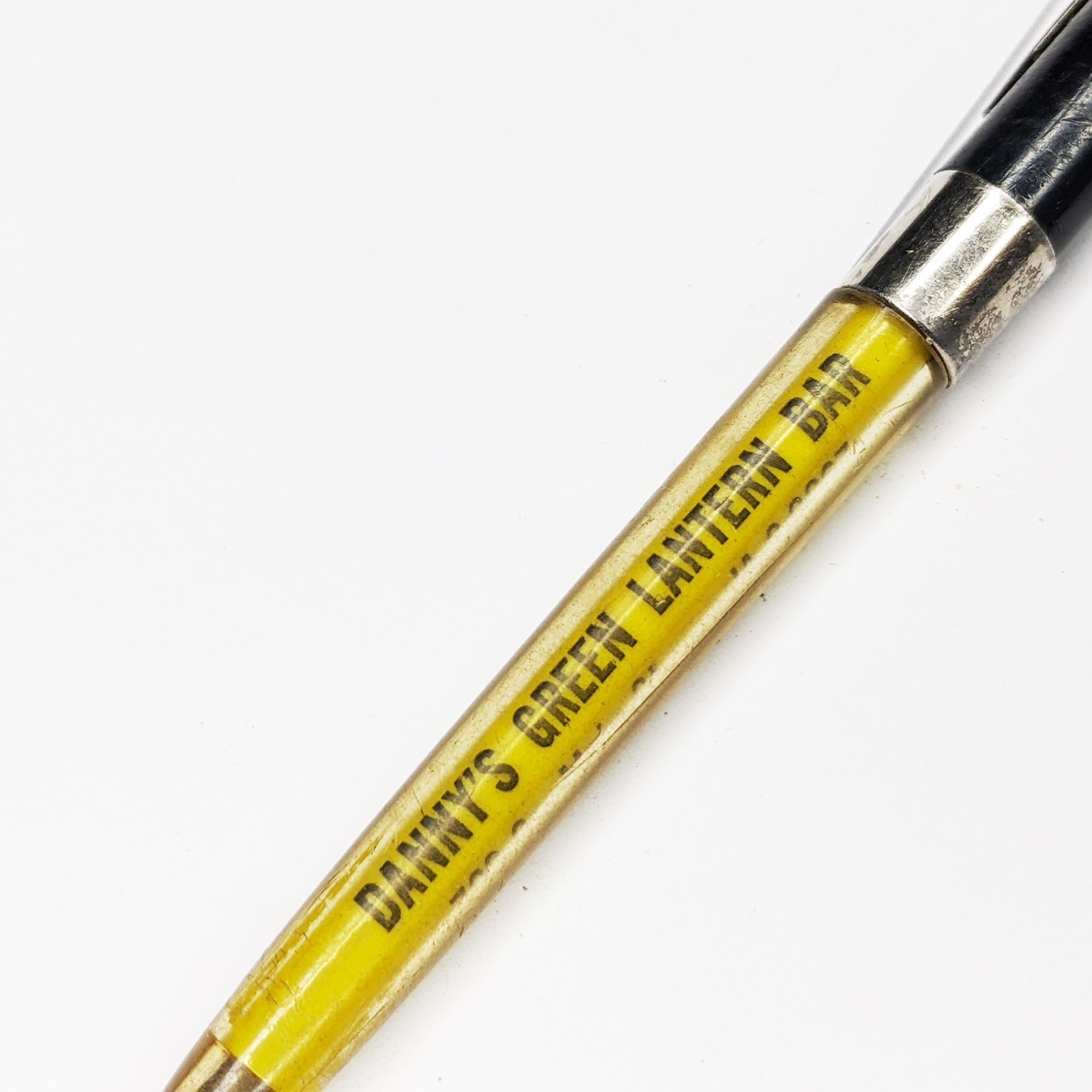 c1960s Elkhart, IN Danny\'s Green Lantern Bar Advertising Pen Floaty Tavern Vtg