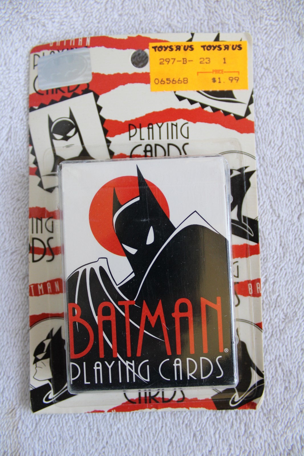 RARE FACTORY SEALED 1992 BATMAN THE ANIMATED SERIES PLAYING CARDS DC COMICS