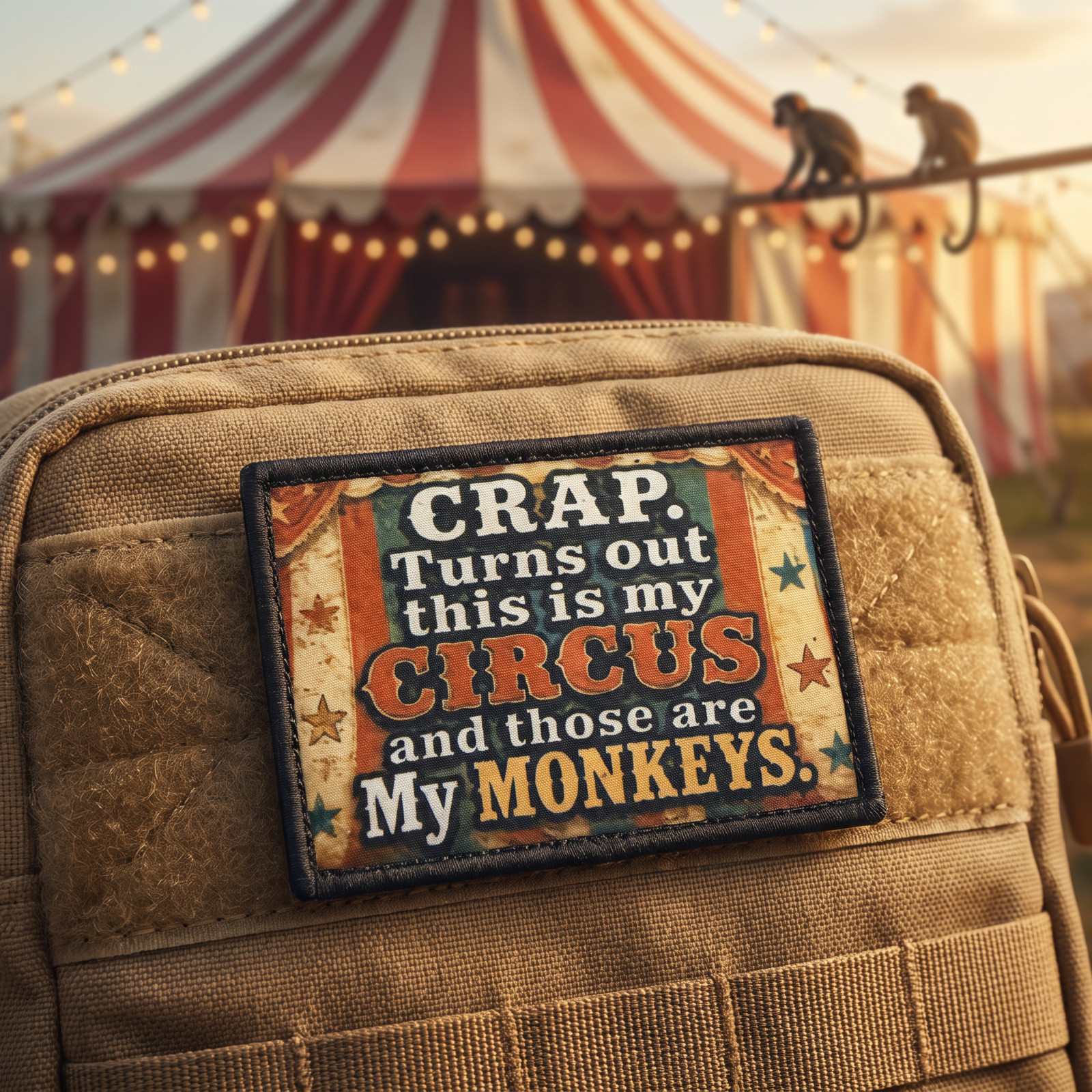 Not My Circus Not My Monkeys Patch – Turns Out This Is My Circus and monkeys