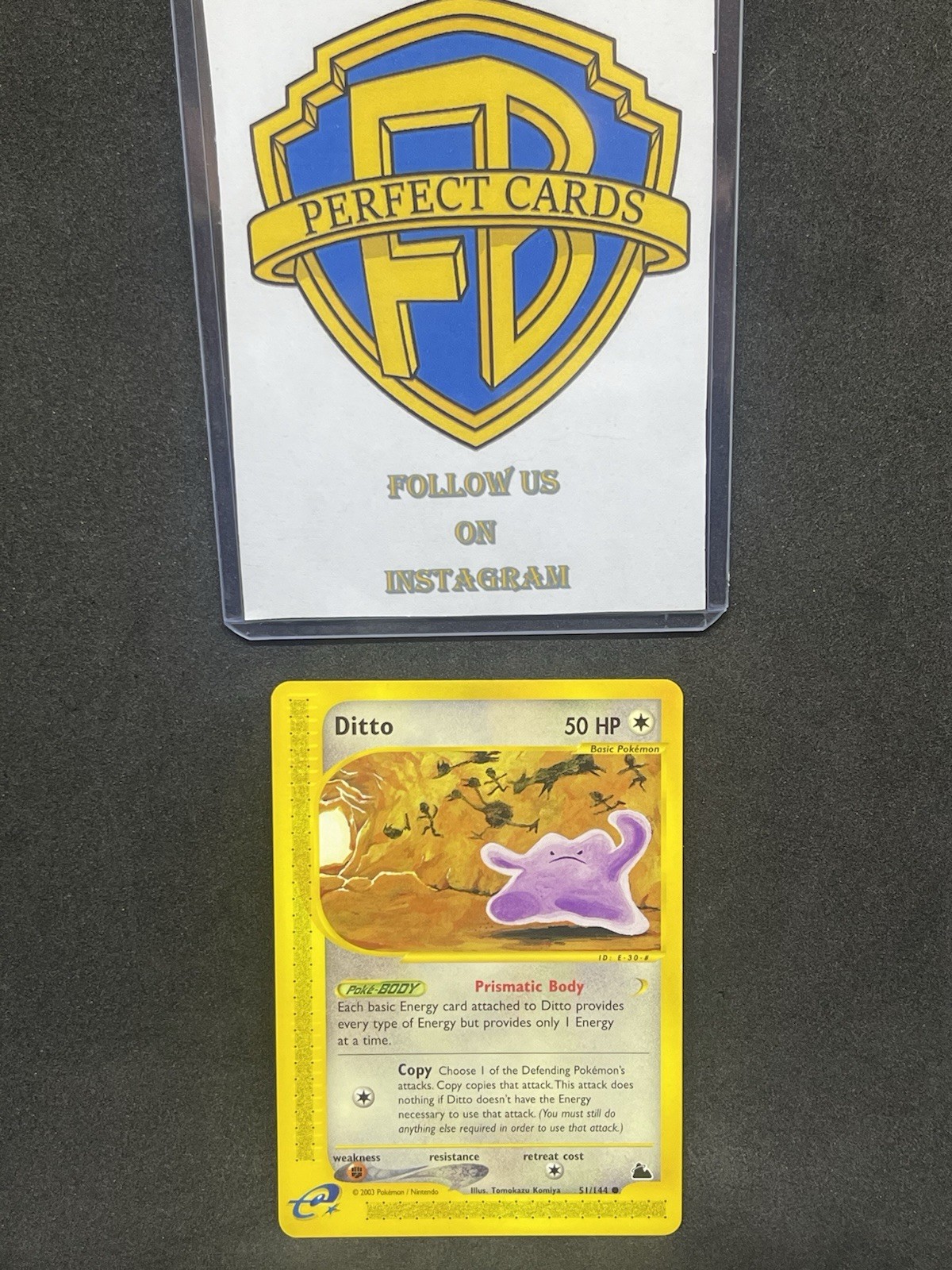 POKÉMON SKYRIDGE DITTO COMMON 51/144 NM ENG