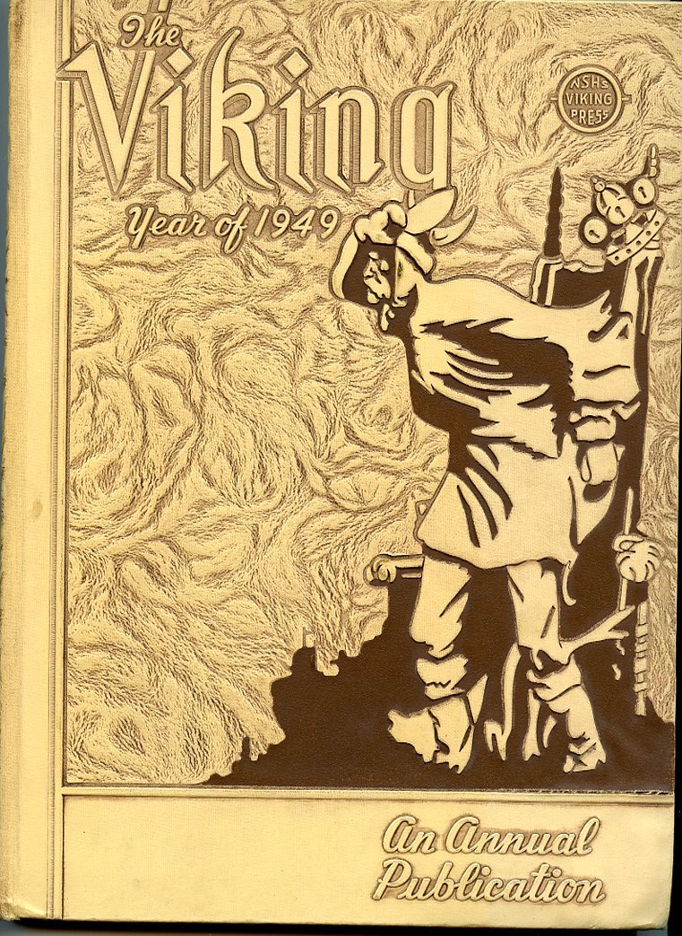 Original 1949 Yearbook - North High School -The Viking - Denver, Colorado