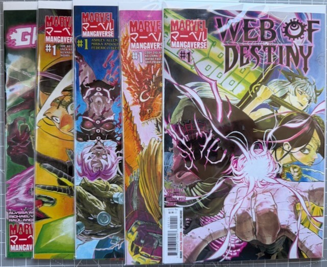 Complete Set Of 5 Marvel Mangaverse Titles A Covers 1St Prints Kaku Covers 2026