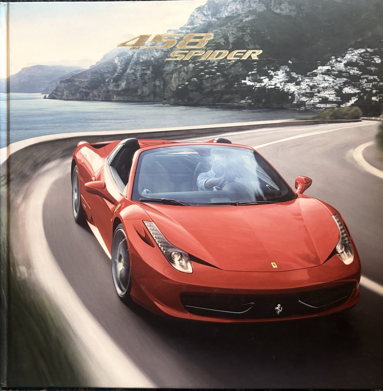 Official Ferrari 458 Spider Hardcover Sales Brochure Book Catalog OEM Mint