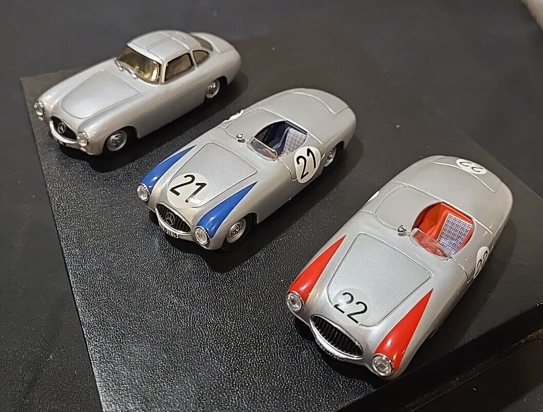 Max Models Mercedes Benz 300 SL Spyder Le Man\'s Racing Gulll Wing LOT OF 3 Diff.