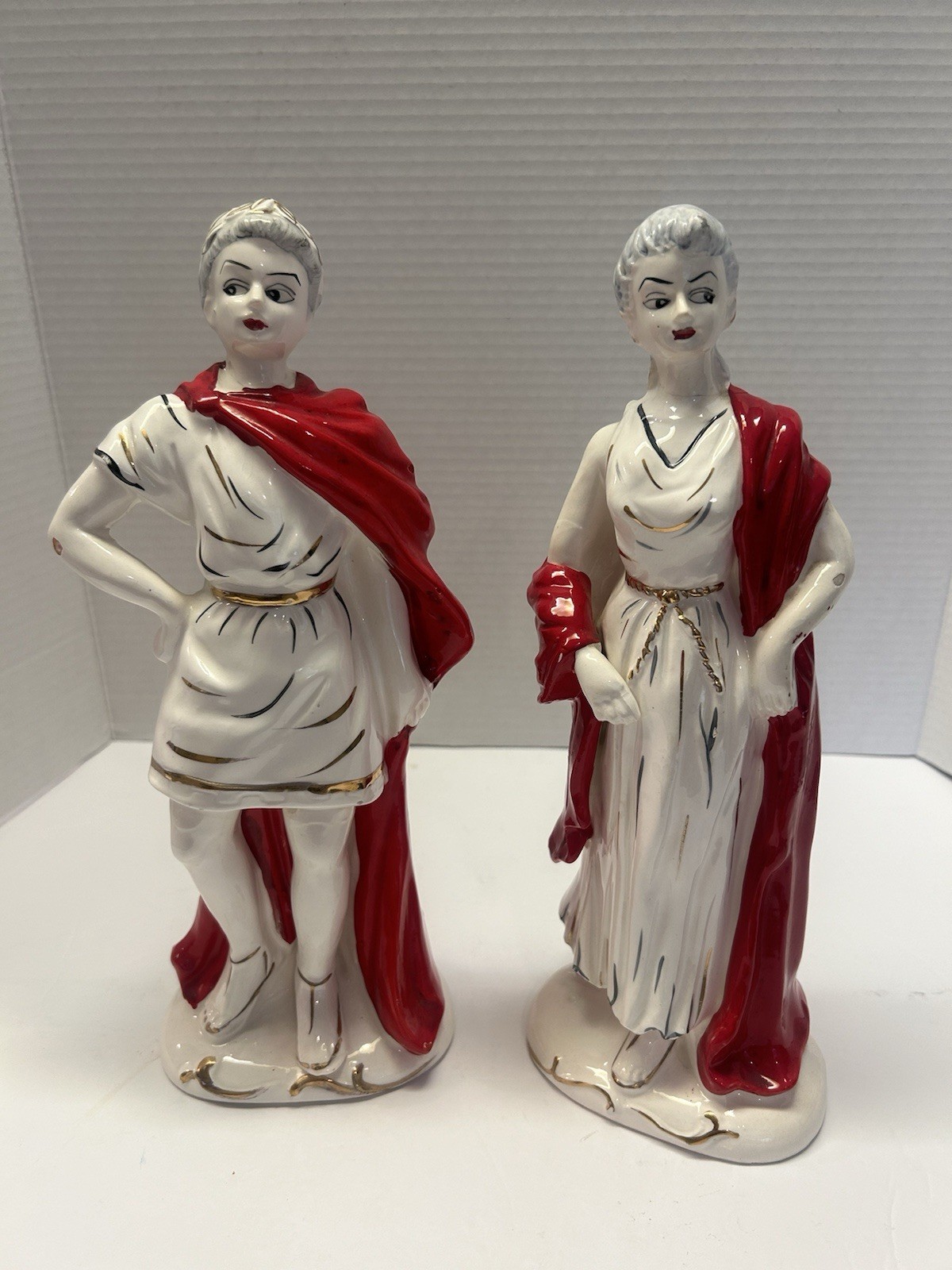 Vintage Rare Made In Japan Set Of Porcelain Figurines 12\