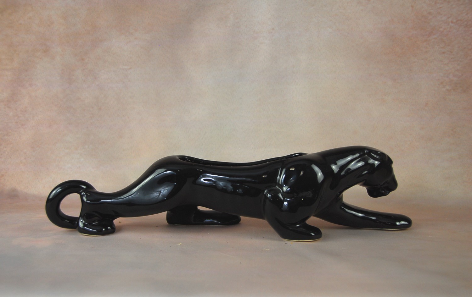 Vintage MCM 1950's Prowling Black Panther Jaguar 16