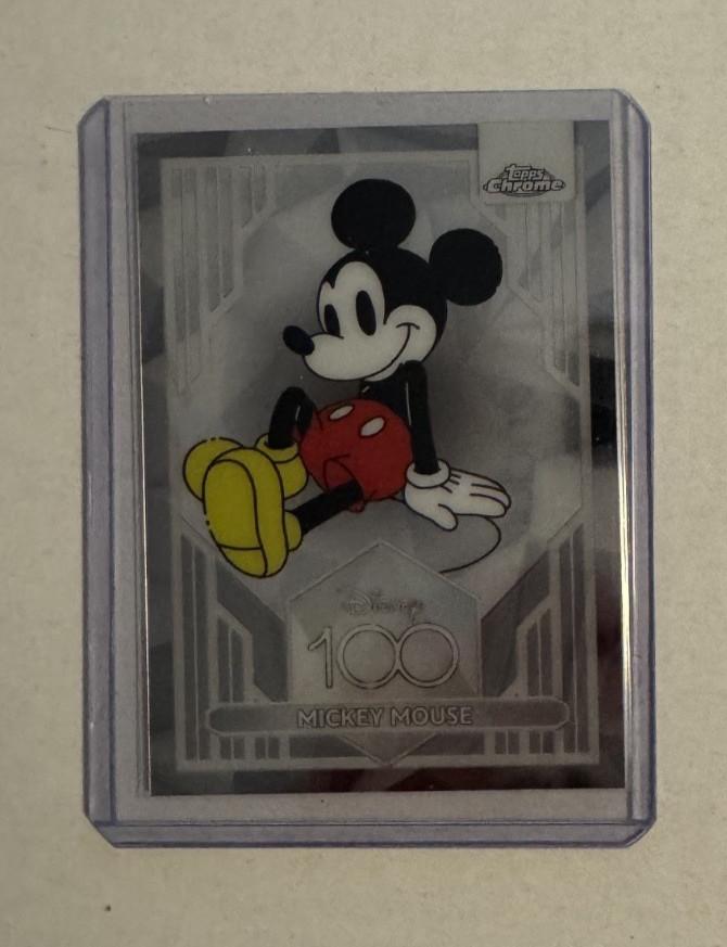 2023 Topps Chrome Disney 100 Base Complete Full Set 1-100 Mickey Mouse