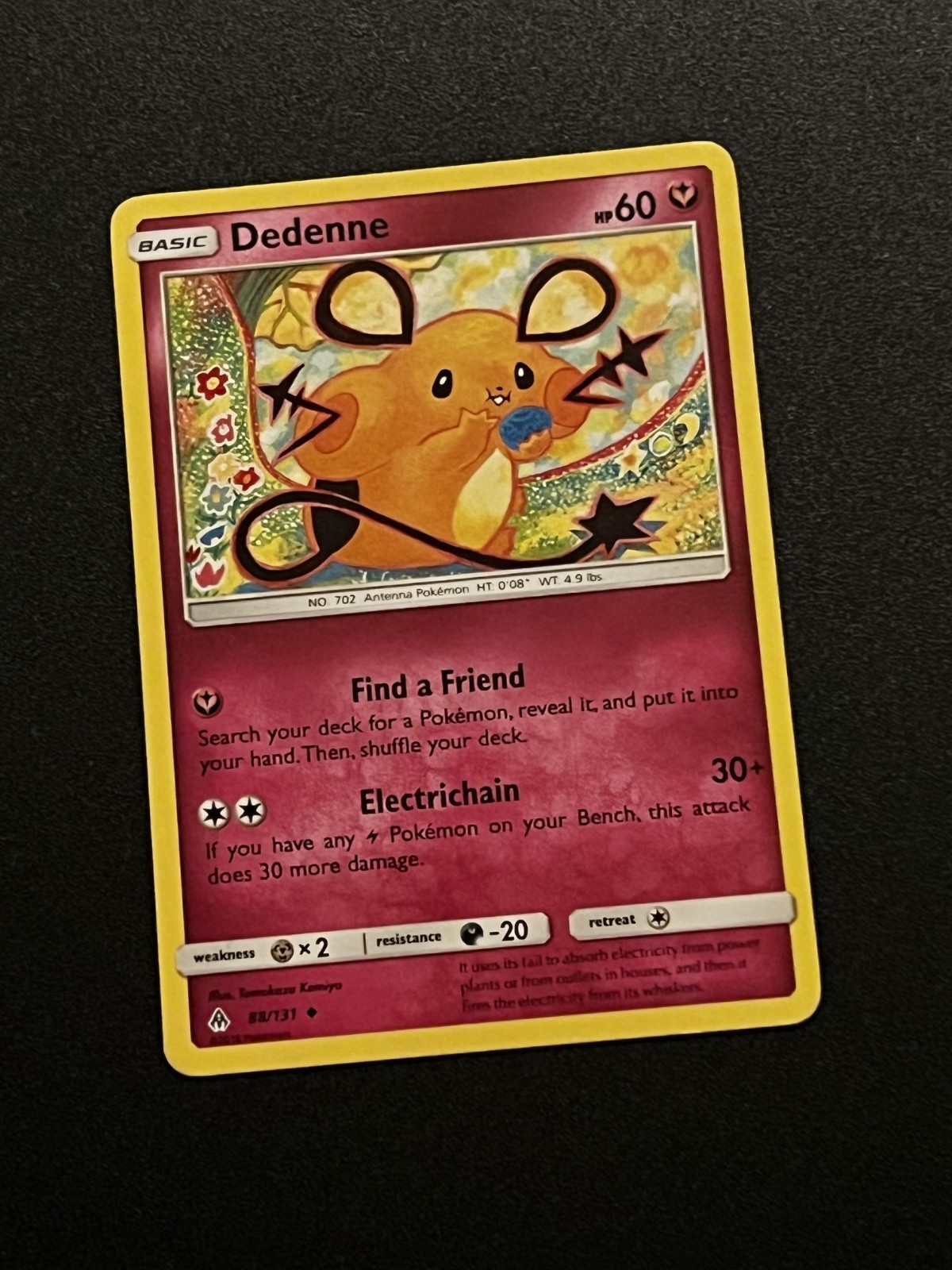 Dedenne 88/131 Sun & Moon Forbidden Light Pokémon TCH