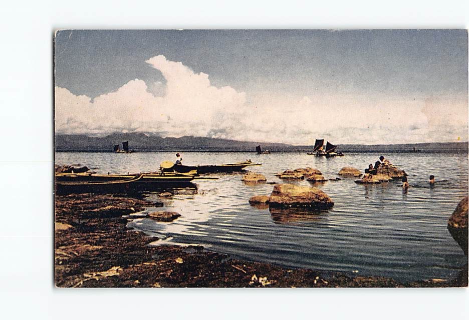 Postcard Moro Vintas Lake Lanao Mindanao Philippines