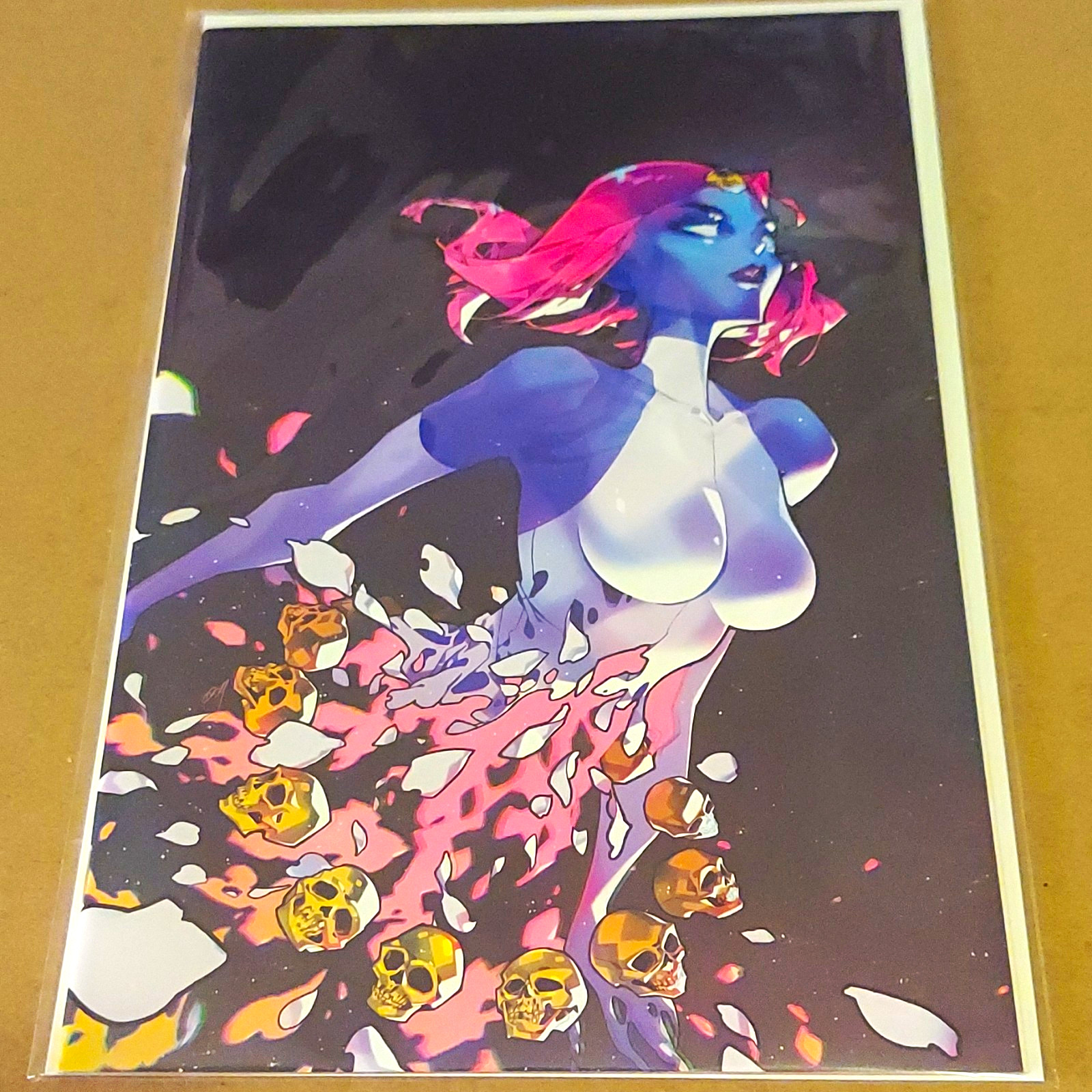 Mystique #1 Virgin Variant 1:100 Ratio Cover Art by Rose Besch