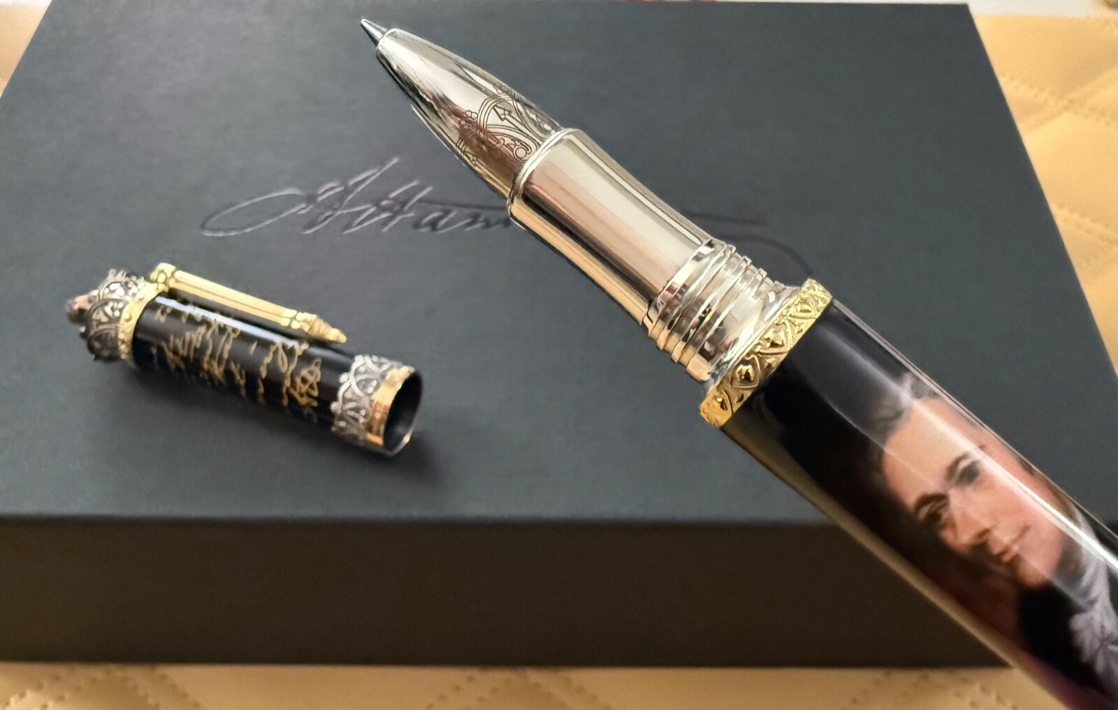 Montegrappa Alexander Hamilton Black Rollerball Pen Limited Edition of 177