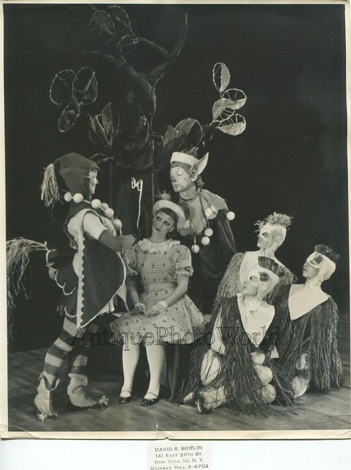 Theater play actors on stage in great costumes vintage photo by David Berlin